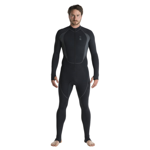 MENS HYDROSKIN SUIT BLACK LARGE