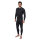 MENS THERMOCLINE ONE PIECE BLACK - FRONT ZIP SS