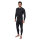 MENS THERMOCLINE ONE PIECE BLACK - FRONT ZIP S