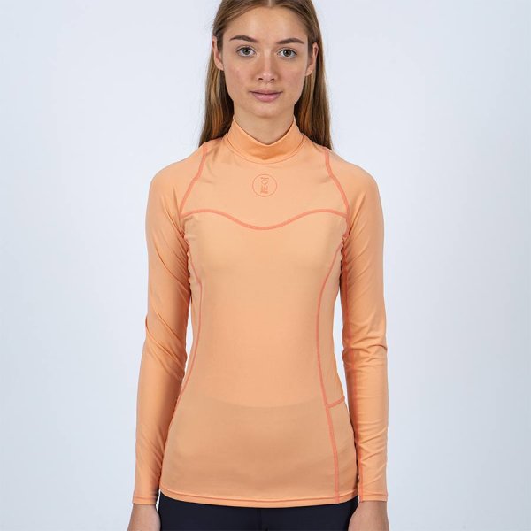 WOMENS LONG SLEEVE HYDROSKIN CORAL S