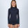 WOMENS LONG SLEEVE HYDROSKIN MIDNIGHT NAVY XS