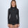 WOMENS LONG SLEEVE HYDROSKIN BLACK XXS