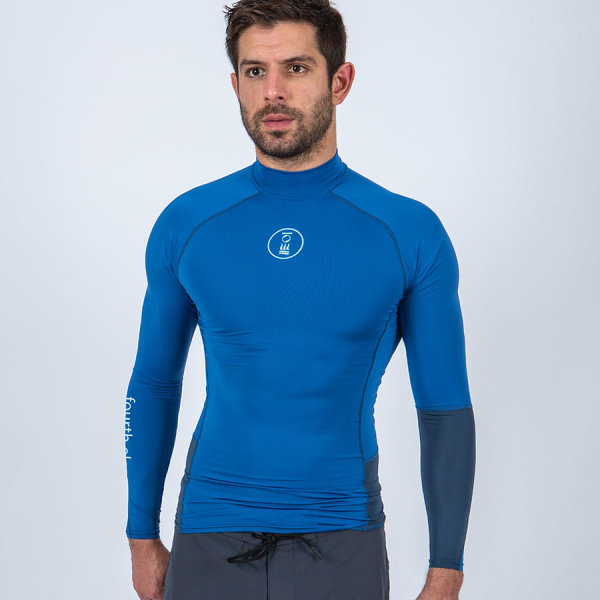 MENS OCEANPOSITIVE LONG SLEEVE - SCUBA BLUE LARGE