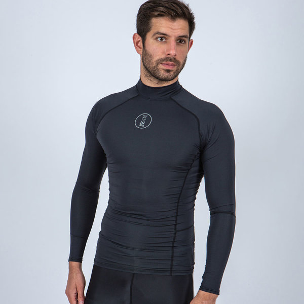 MENS OCEANPOSITIVE LONG SLEEVE - BLACK SMALL