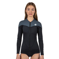 THERMOCLINE WOMENS LS SWIMSUIT - FRONT ZIP XXS